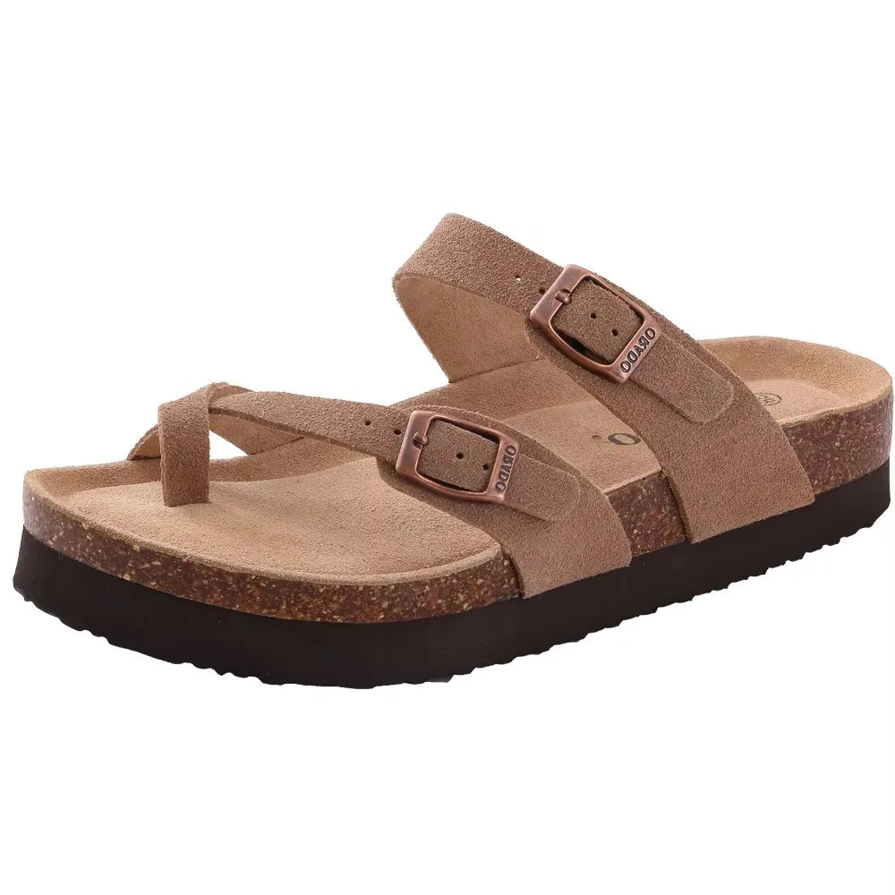 Crestar Women's Cork Footbed Slide Sandal