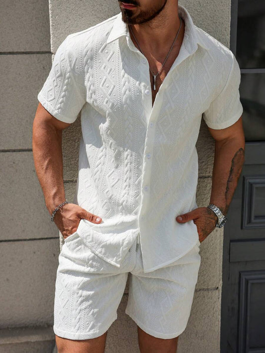 Manfinity CasualCool 2-piece summer set for men