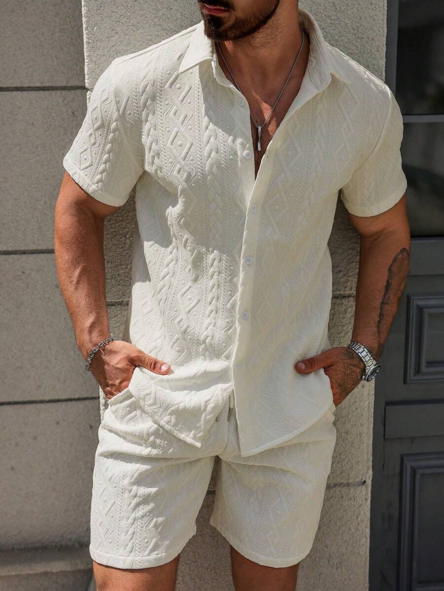 Manfinity CasualCool 2-piece summer set for men