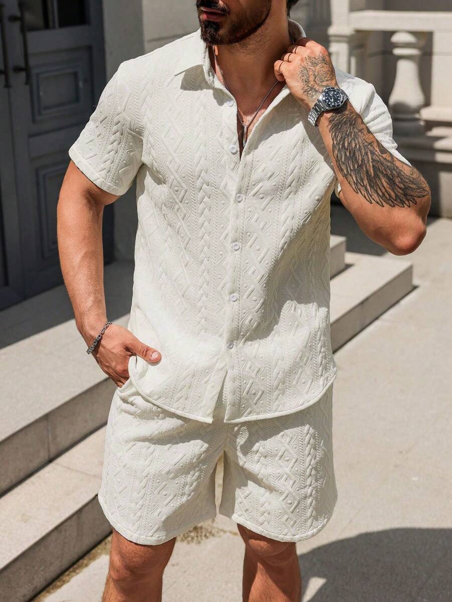 Manfinity CasualCool 2-piece summer set for men