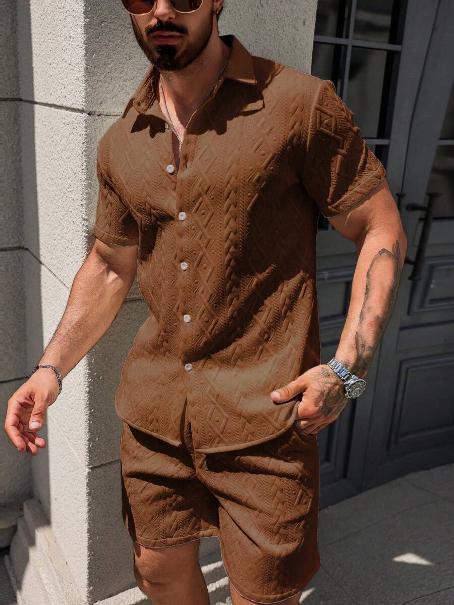 Manfinity CasualCool 2-piece summer set for men