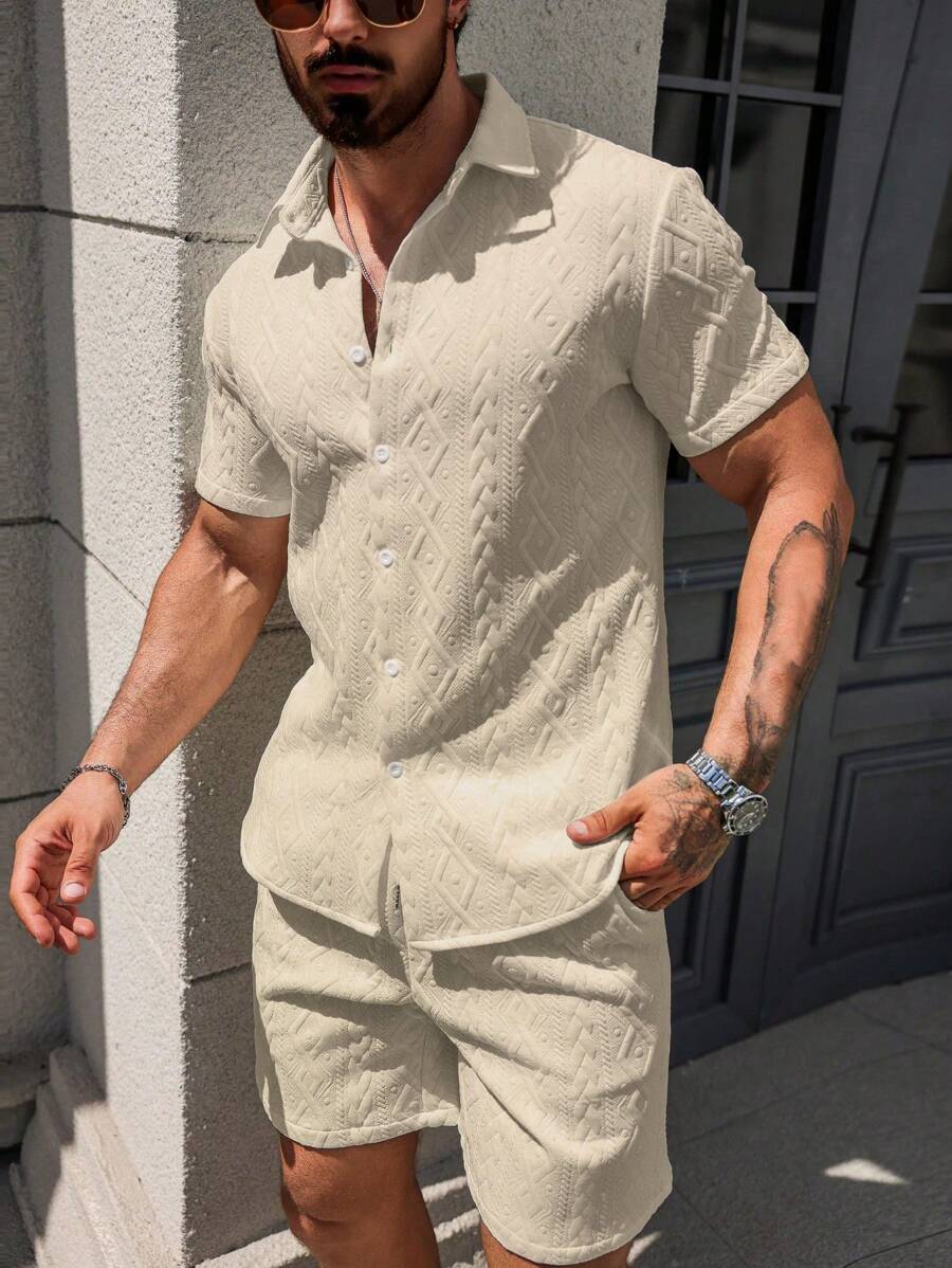 Manfinity CasualCool 2-piece summer set for men
