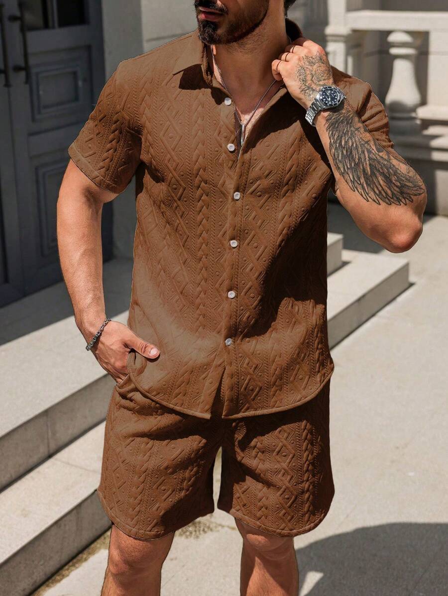 Manfinity CasualCool 2-piece summer set for men