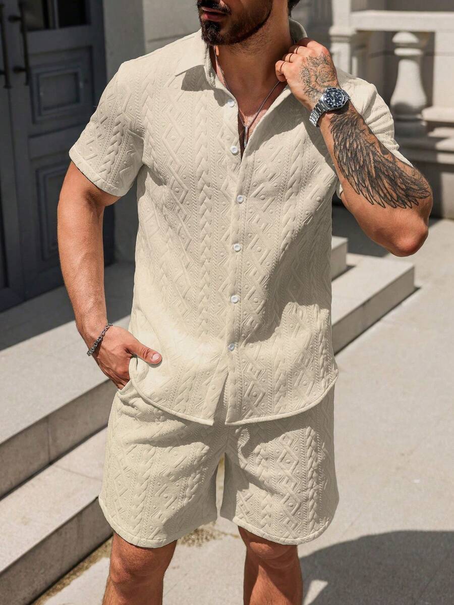 Manfinity CasualCool 2-piece summer set for men