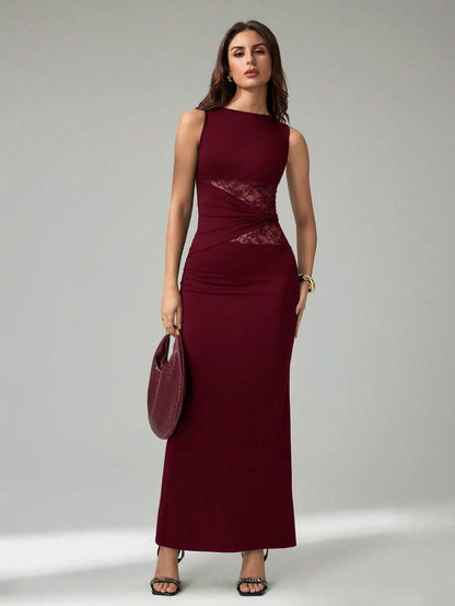 Elegant long dress - women