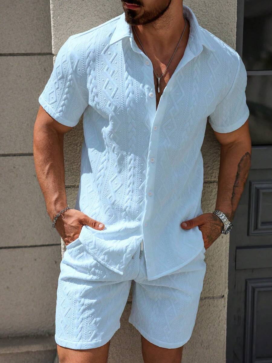 Manfinity CasualCool 2-piece summer set for men