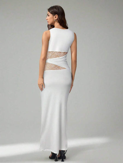 Elegant long dress - women