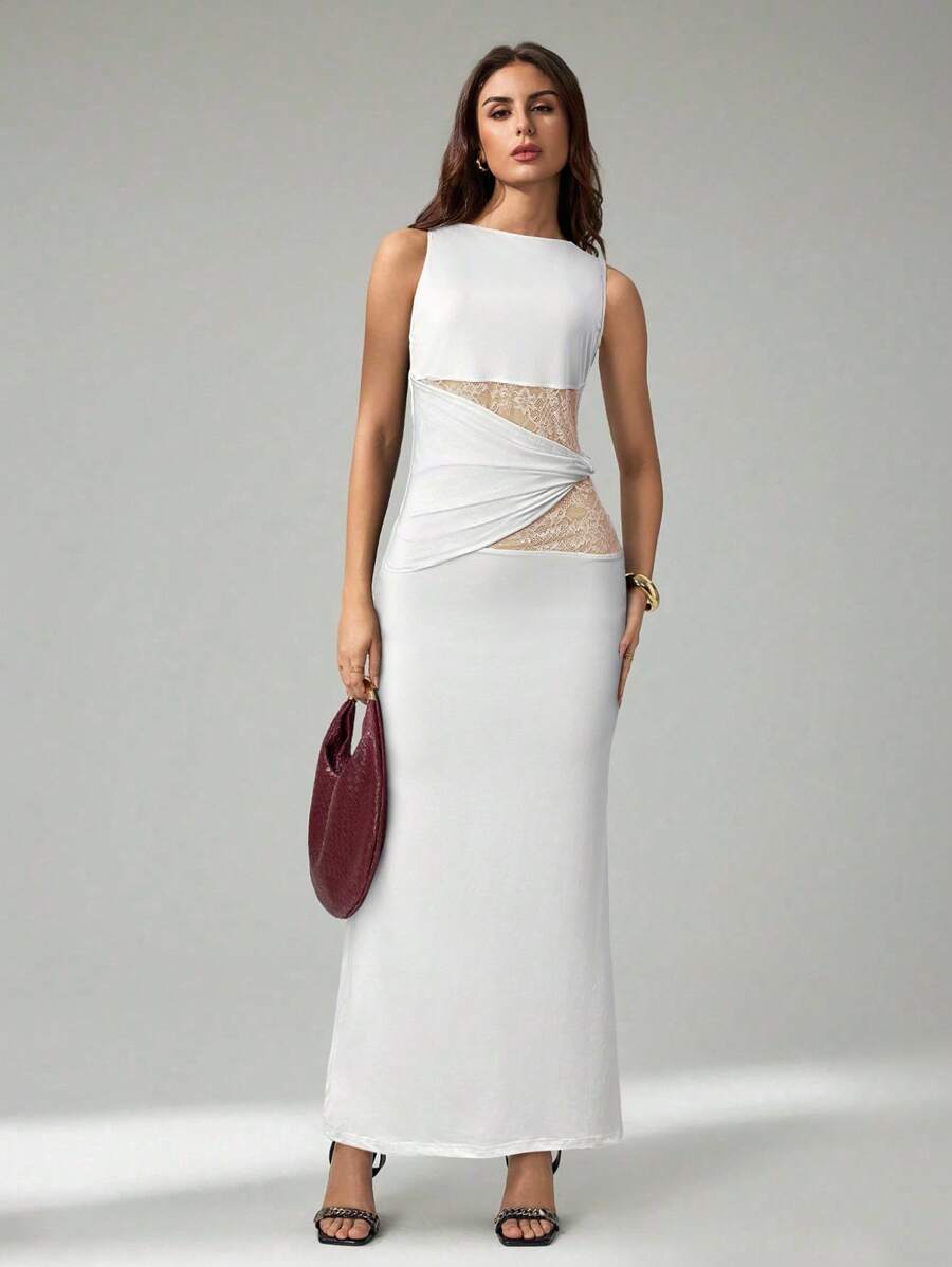 Elegant long dress - women