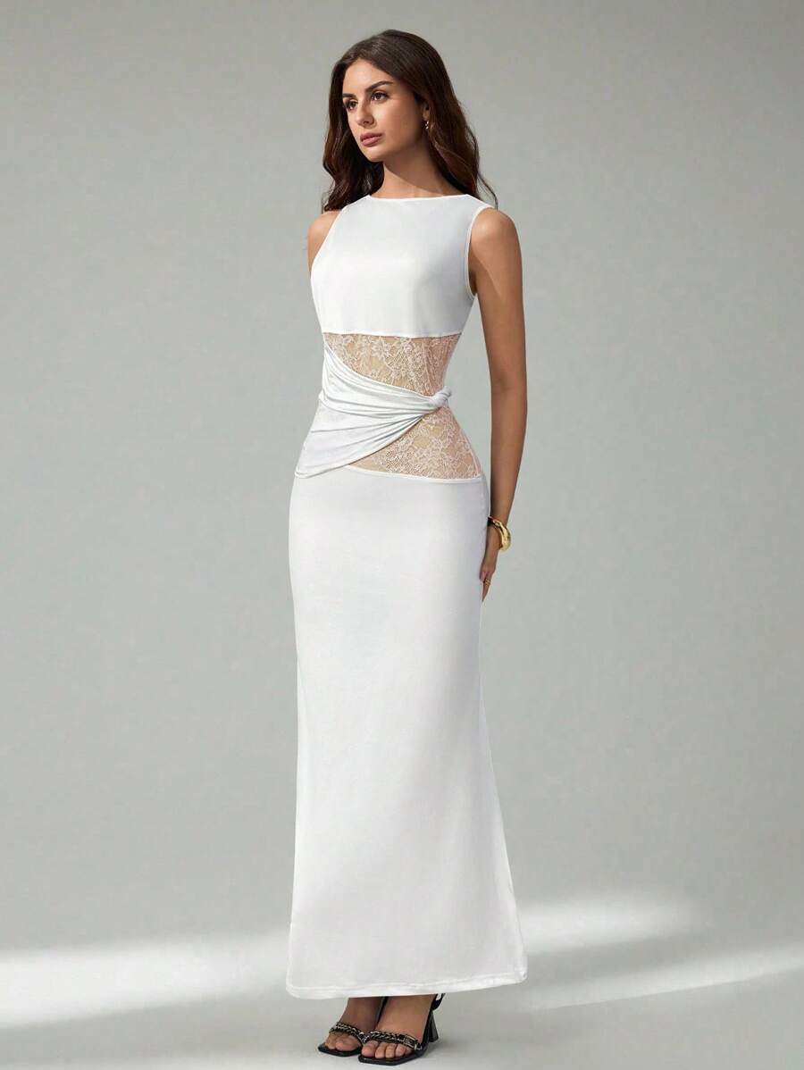 Elegant long dress - women