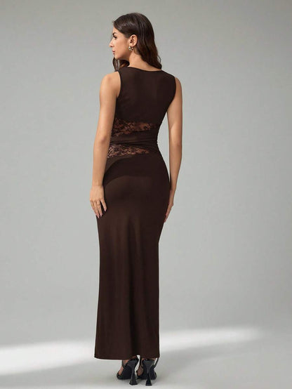 Elegant long dress - women