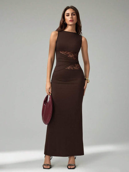 Elegant long dress - women