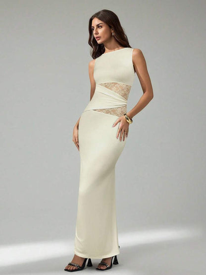 Elegant long dress - women