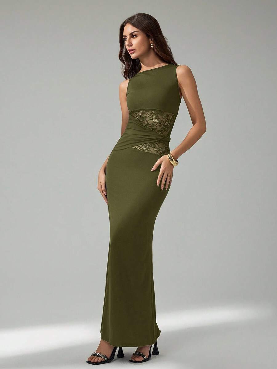 Elegant long dress - women