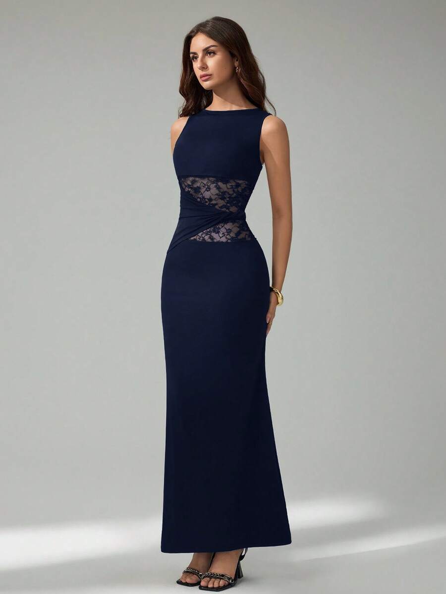 Elegant long dress - women