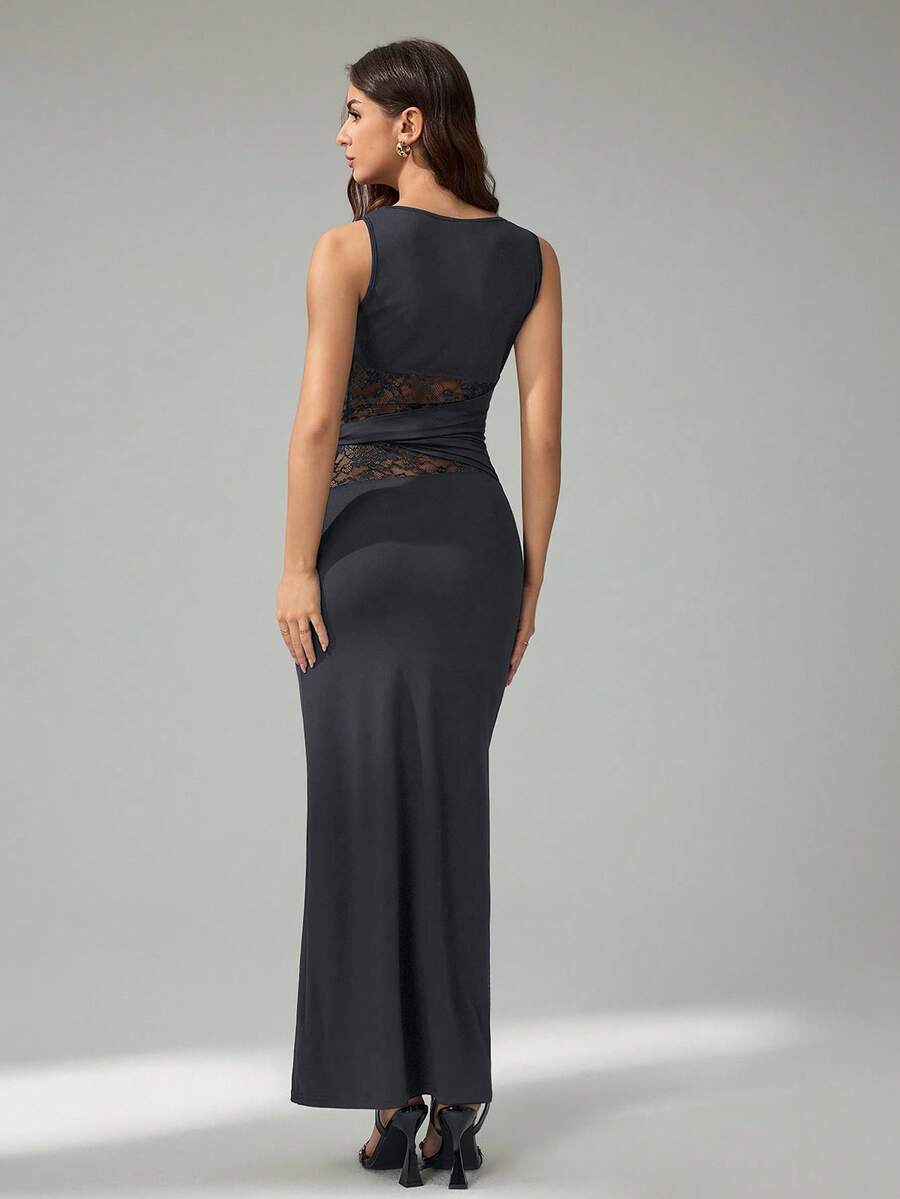 Elegant long dress - women