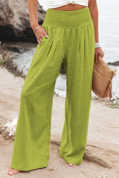 Women's casual pants with drawstring