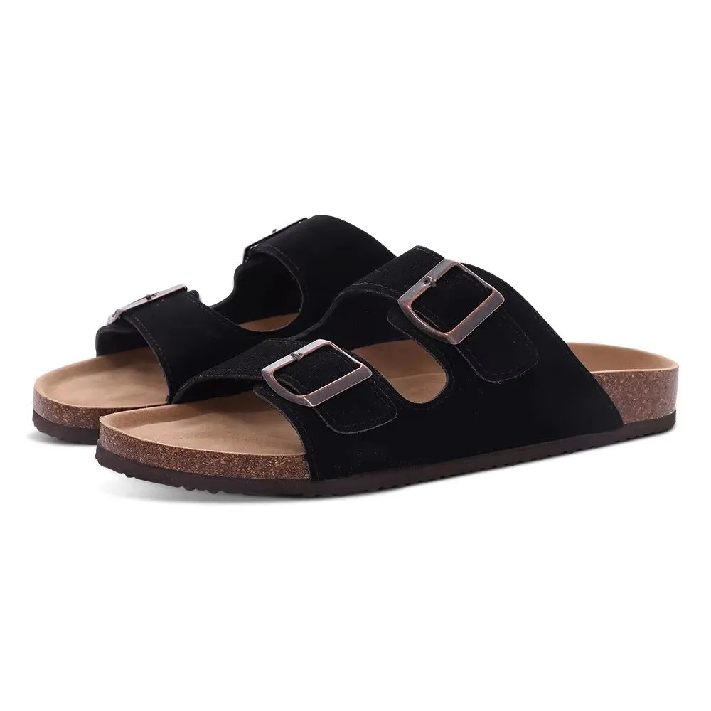 Crestar Women's Cork Footbed Slide Sandal